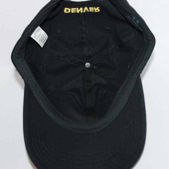 Under Armour Denver Mile High City Adjustable Cap Black Quick Drying - Picture 8 of 8